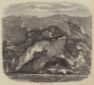 La grotte de Bagnères (gravure) - English School