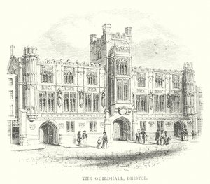 Le Guildhall, Bristol (gravure)