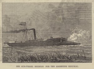 Le navire-canon Bermejo pour la République Argentine - English School