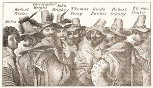 Les conspirateurs de la Conspiration des Poudres, d