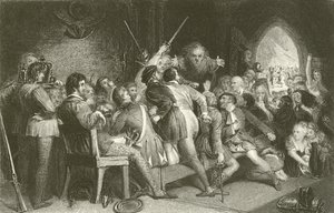 La salle de Glennaquoich - Un festin des Highlands - English School