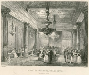 La Galerie des Glaces, Colosseum, Regents Park, Londres - English School