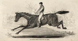 La course de steeple-chase de Harrow : Le dernier ruisseau, de 