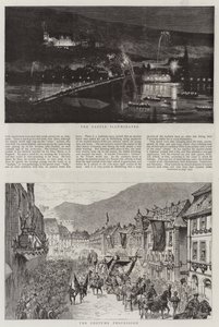 Les festivités de Heidelberg (gravure) - English School