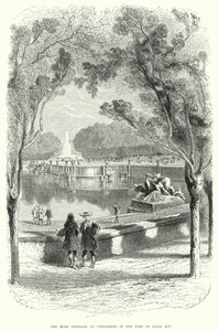 Les hautes terrasses à Versailles à l