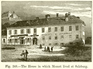 La maison où Mozart a vécu à Salzbourg - English School