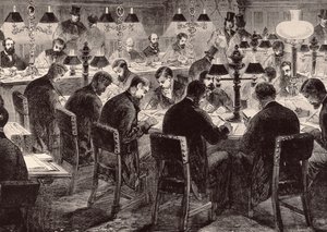 La Chambre des Communes : La Salle des Reporters, de 