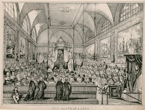 Chambre des Lords, Westminster, Londres - English School
