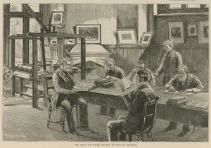 Les Huguenots en Angleterre : Salle de jour des hommes, hôpital protestant français - English School