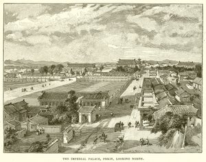 Le Palais Impérial, Pékin, vue vers le nord - English School
