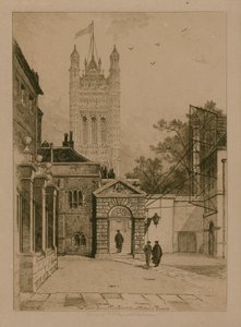 Le portail Inigo Jones et la tour Victoria à l