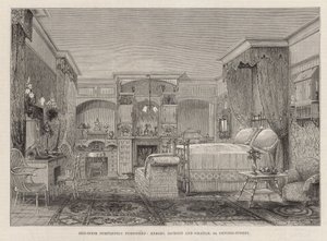 Exposition internationale de la santé : Chambre complètement meublée - English School