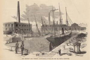 Les navires à vapeur Intrepid et Pioneer équipés pour l