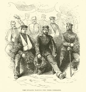 Les Invalides attendant leurs camarades, 1871-2 - English School