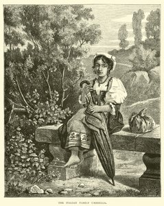 Le parapluie de la famille italienne - English School