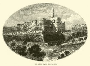 La porte de Jaffa, Jérusalem - English School