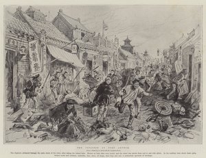 Les Japonais à Port Arthur (lithographie) - English School