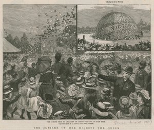 La fête du Jubilé pour les enfants des écoles de Londres à Hyde Park - English School
