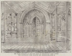 Le Jubilé de Sa Majesté la Reine (lithographie) - English School