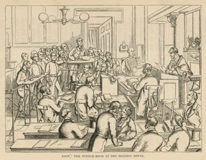 Salle de justice à Mansion House - English School