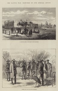 La guerre des Kaffirs (gravure) - English School