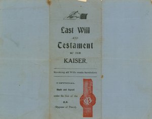 Le désespoir du Kaiser - English School