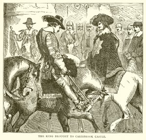 Le roi amené au château de Carisbrook