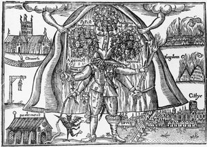 Le Monstre du Royaume Dévoilé du Ciel, vers 1640-43 - English School