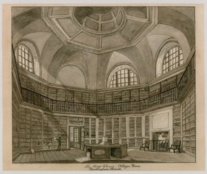Bibliothèque du Roi, Salle Octogonale, Palais de Buckingham - English School
