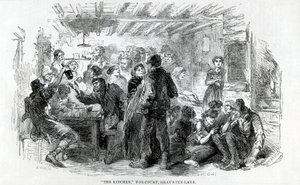 La cuisine, Fox-Court Grays Inn Lane, 1851 - English School