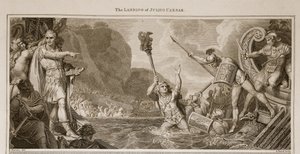 Le débarquement de Jules César, illustration de L