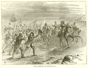 Le débarquement de Monmouth - English School