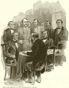 La dernière réunion du cabinet confédéré - English School