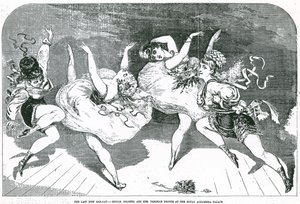 Le Dernier Nouveau Can-Can - Mademoiselle Colonna et sa troupe parisienne au Palais Royal Alhambra - English School