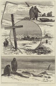 La dernière expédition arctique de la Jeannette en Sibérie (gravure) - English School