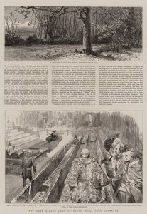 Feu Alfred Lord Tennyson, DCL, poète lauréat (gravure) - English School