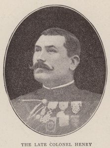 Le défunt colonel Henry - English School