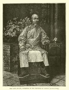 Feu Jin-Lin, gouverneur de la province de Canton, Quang-Tung - English School