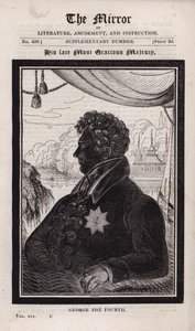 Feu le roi George IV - English School