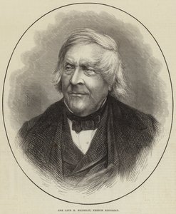 Le défunt M. Michelet, historien français (gravure) - English School