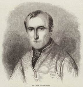 Feu M. Paul Delaroche (gravure) - English School