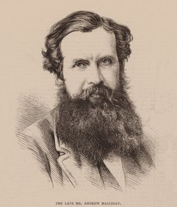Feu M. Andrew Halliday (gravure) - English School
