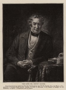 Le défunt M. Henry Graves (gravure) - English School