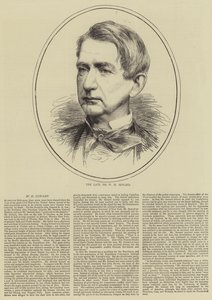 Feu M. W H Seward (gravure) - English School