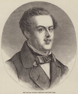 Feu M. Wright, comédien (gravure) - English School