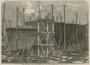 Le Leviathan pendant sa construction - English School