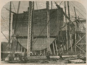 Le Leviathan pendant sa construction - English School
