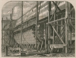 Le Leviathan pendant sa construction - English School