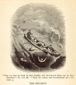 Le canot de sauvetage (gravure)