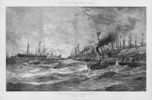 La jetée de Liverpool, Merseyside